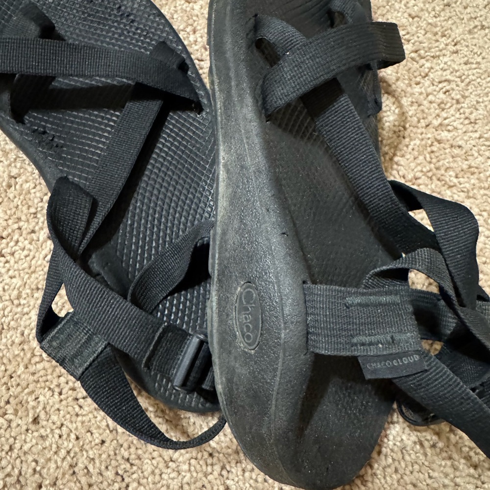 Chaco Black Men's Sandals - Picture 2 of 2